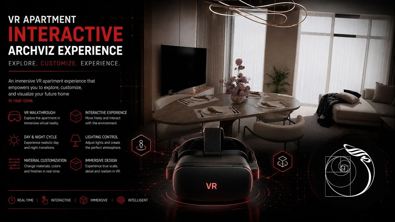 VR Architectural Walkthrough, project video cover